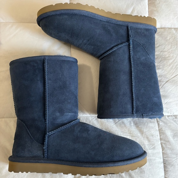 New Classic Short Navy Ugg Boots - Picture 11 of 13